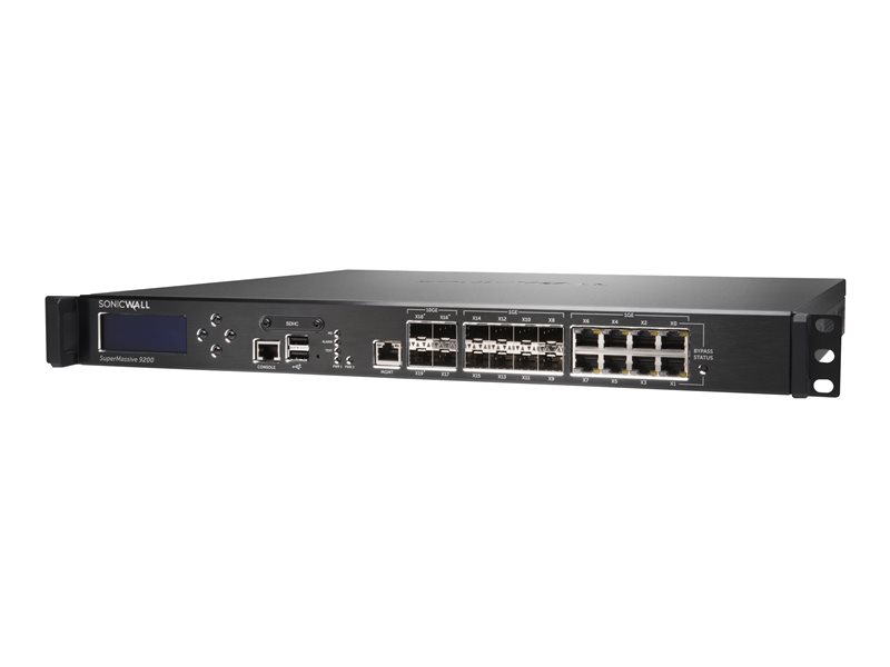 Dell SonicWALL SuperMassive 9200 - Sicherheitsgerät - Gigabit LAN, 10 Gigabit LAN - 1U - Rack-montierbar