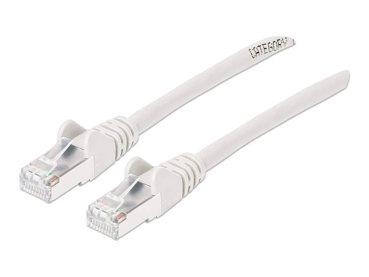 CAT6A S/FTP NETWORK PATCH CABLE, 7 FT., WHITE