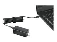Lenovo USB-C GaN - Power adapter - AC 100-240 V - 65 Watt - Worldwide - black - for (65 Watt): 100e (2nd Gen); 300e (2nd Gen); IdeaPad 5 14ITL05; IdeaPad Flex 5 14ITL05; 5 15ITL05; ThinkBook 14 G2 ARE; 15 G2 ARE; ThinkPad L14 Gen 1; L15 Gen 1; P14s Gen 1; T14 Gen 1; T14s Gen 1; T15 Gen 1; X1 Fold Gen 1; X1 Yoga Gen 5; X13 Yoga Gen 1; Yoga 6 13ARE05; 7 15ITL05; Yoga Slim 9 14ITU05