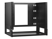 Eaton Tripp Lite Series 8U Wall-Mount Bracket with Shelf for Small Switches and Patch Panels, Hinged