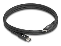 Delock USB Type-C kabel 1m Sort