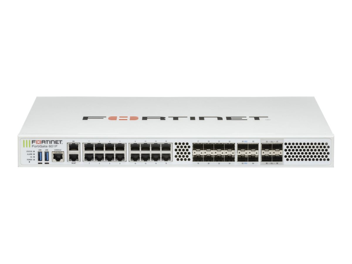 Fortinet FortiGate 600F - security appliance - with 3 years FortiCare 24X7 Support + 3 years FortiGuard Enterprise...