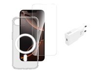 4smarts Beskyttelsescover Hvid Gennemsigtig Apple iPhone 16e