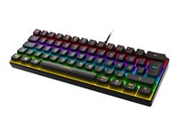 DELTACO GAMING GAM-075 Tastatur Mekanisk RGB Kabling Tysk