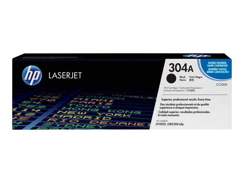 HP COLOR LASERJET CC530A BLACK