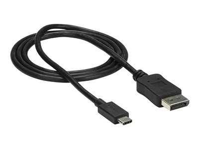 StarTech.com 3ft/1m USB C to DisplayPort 1.2 Cable 4K 60Hz, USB-C to DisplayPort Adapter Cable HBR2, USB Type-C DP Alt Mode to DP Monitor Video Cable, Compatible with Thunderbolt 3, Black