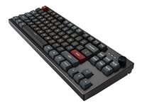 MKey TKL Darkness Tastatur Mekanisk RGB Kabling