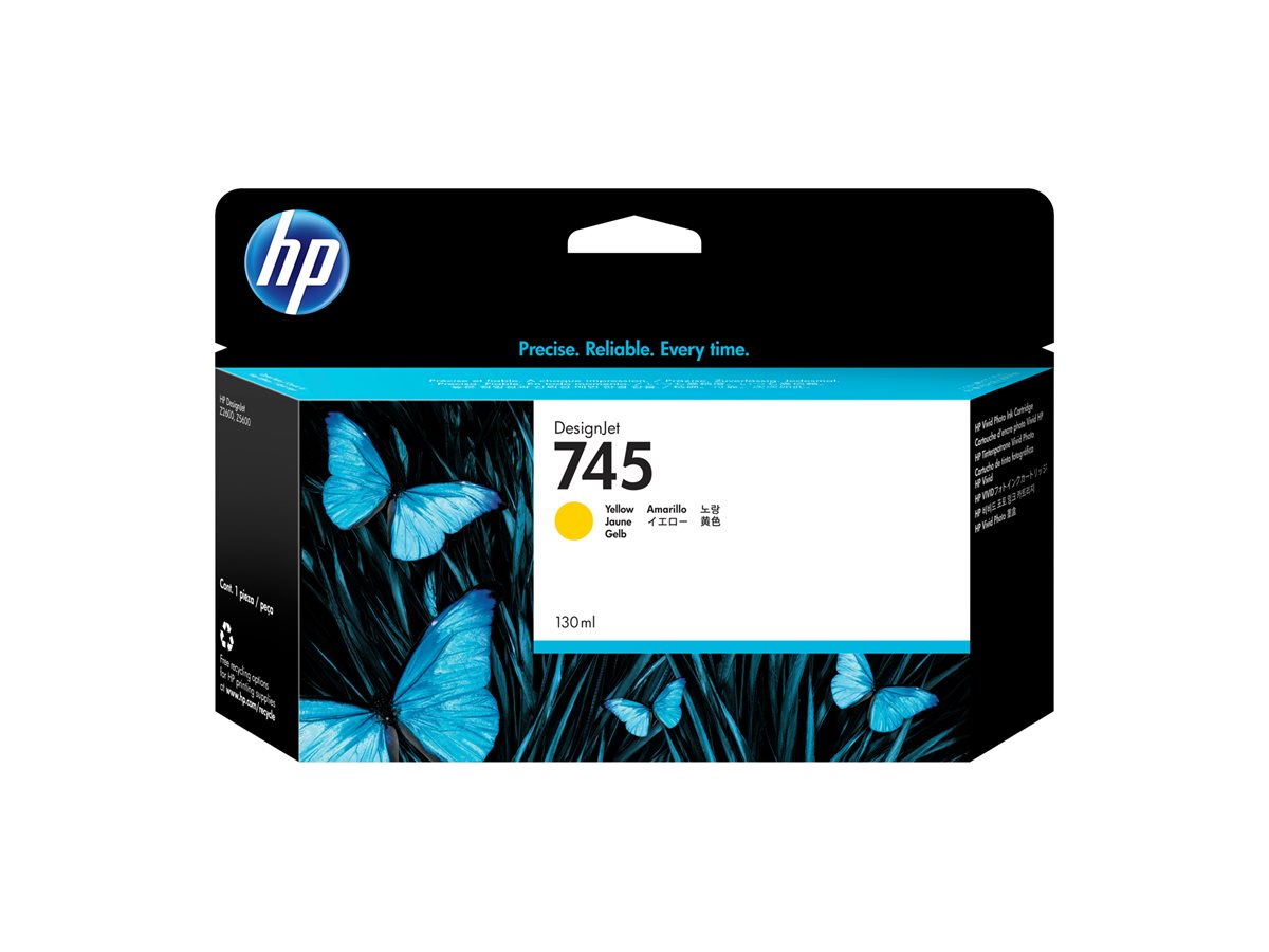 HP 745 Cartouche d encre jaune 130 ml