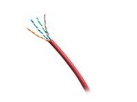 C2G 1000ft (304.8m) TAA-Compliant Cat6 Bulk Unshielded (UTP) Ethernet Network Cable with Solid Conductors-Riser CMR-Rated - Red