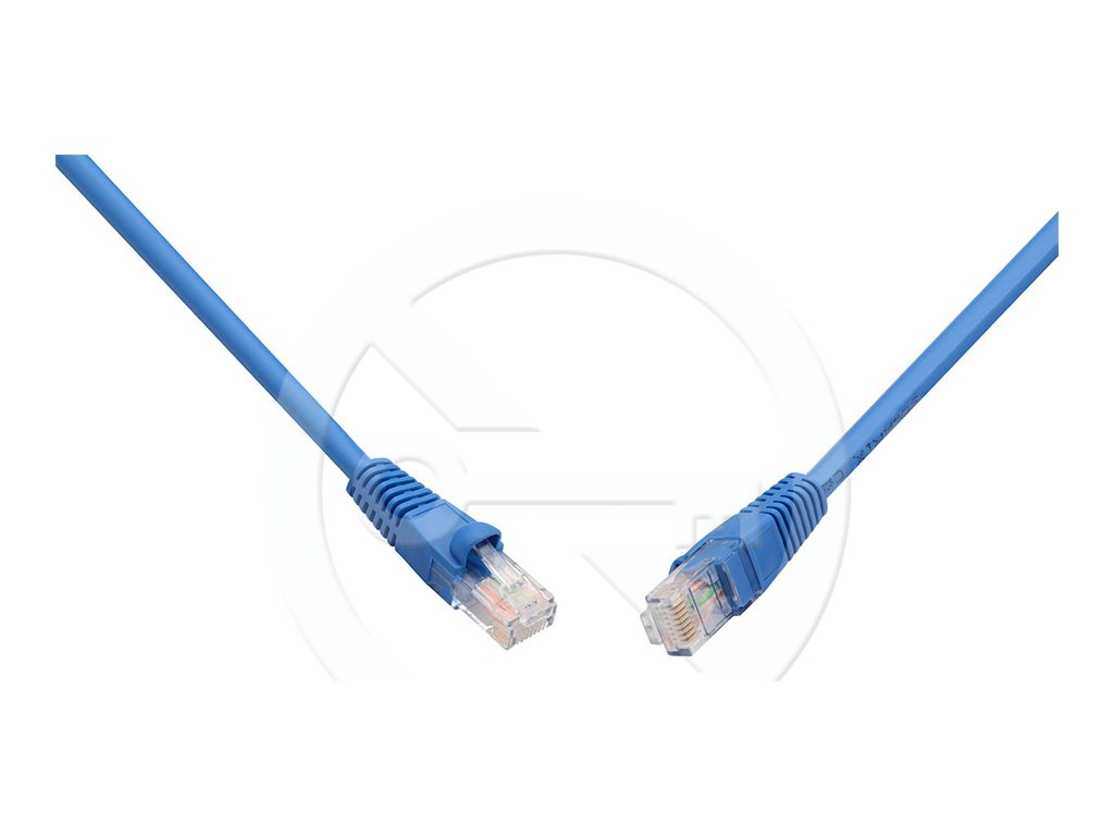 Patch kabel CAT6 UTP PVC 7m modrý