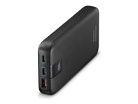 Hama PD 10 Powerbank 10000mAh 20Watt 1xUSB-A 2.0 2xUSB-C Sort