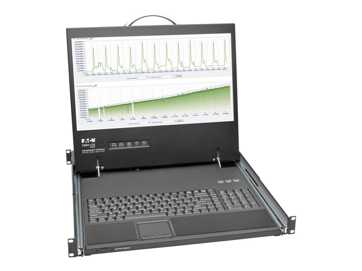 Tripp Lite Rack Console Short-Depth KVM Cable Kit w/ 19" LCD VGA 1U TAA