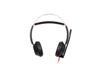 HP Poly Blackwire 5220 - headset - USB-C, 3.5 mm jack, USB-A