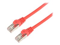 Prokord CAT 6a Kabel med afskærmning med folie og kobberfletning (SFTP 3m Netværkskabel Rød 