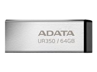 ADATA UR350 64GB USB 3.2 Gen 1 Sort Sølv