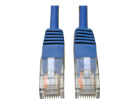 Eaton Tripp Lite Series Cat5e 350 MHz Molded (UTP) Ethernet Cable (RJ45 M/M), PoE - Blue, 25 ft. (7.62 m)