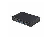 StarTech.com - Commutateur écran-clavier-souris/audio/USB - 4 x KVM / audio / USB - 1 utilisateur local 