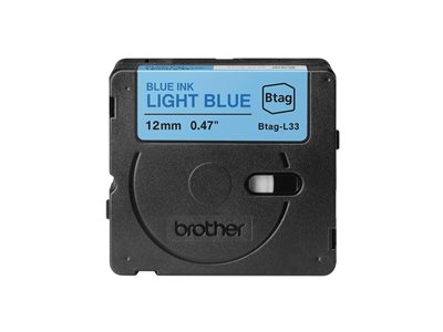 BROTHER 12MM BTAGL33 Ribbon Blue - BTAGL33