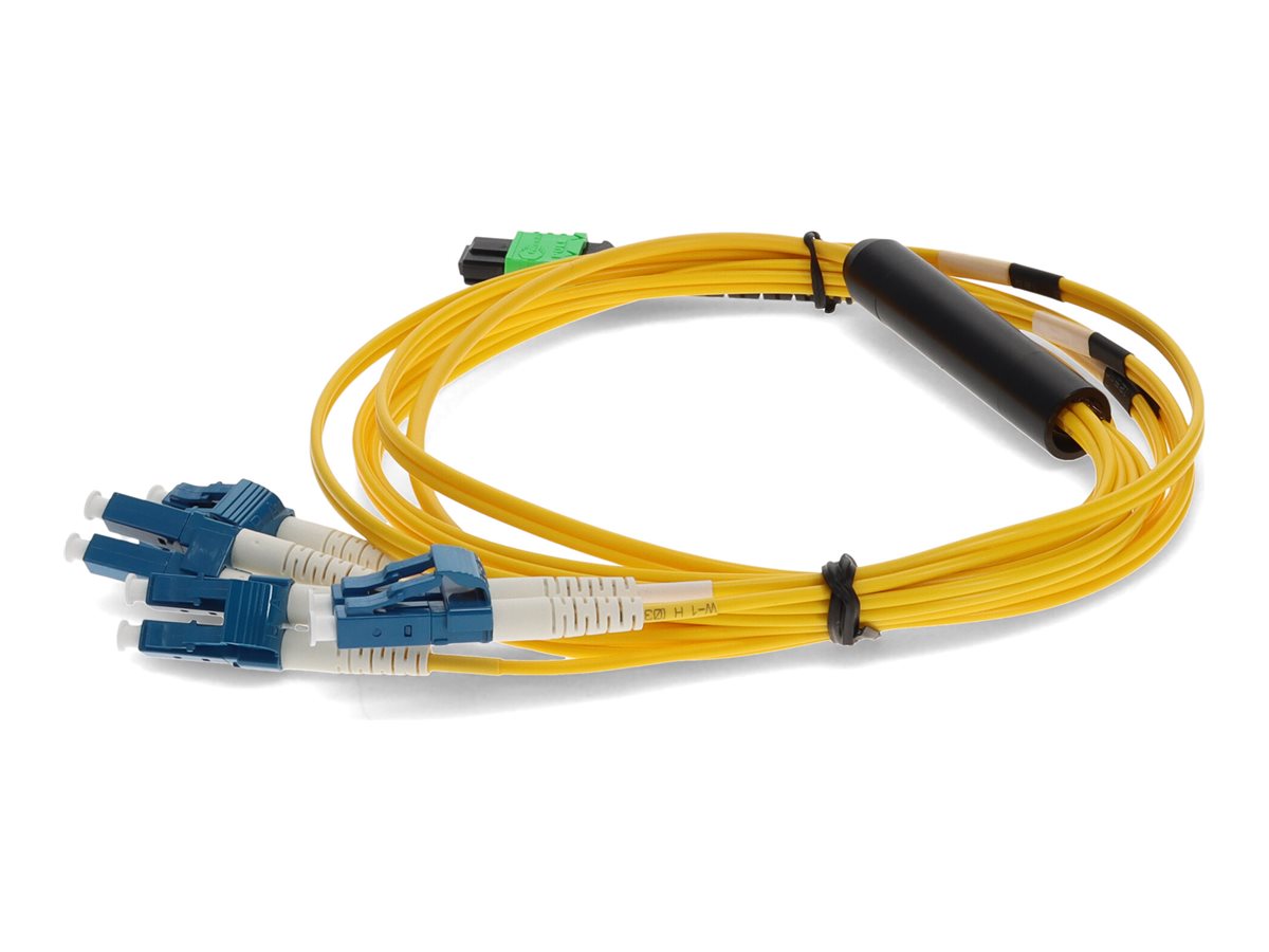 AddOn - Patch cable - MPO/UPC single-mode (F) to LC/UPC single-mode (M)