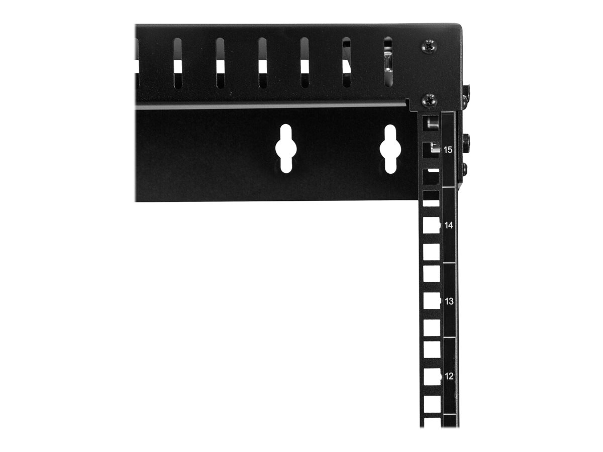 StarTech.com 15U 19" Wall Mount Network Rack, Adjustable Depth 12-20" 2 Post Open Frame Server Room Rack for AV/Data/ IT Communication/Computer Equipment/Switch with Cage Nuts & Screws - 15U Adjustable Rack - rozvaděč stojanový - 15U – foto 5
