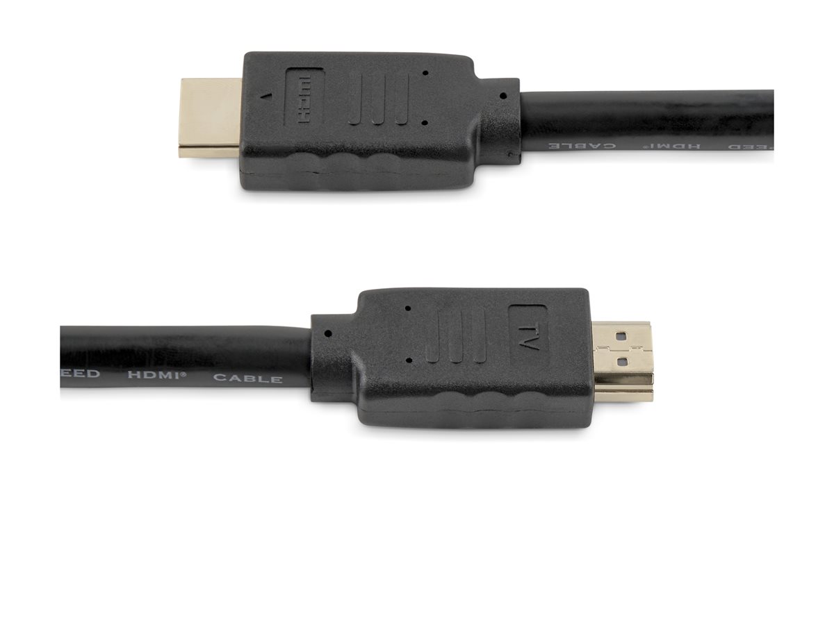 StarTech.com 15m(50ft) HDMI 2.0 Cable, 4K 60Hz Active HDMI Cable, CL2 Rated for In Wall Installation, Long Durable High Speed Ultra-HD HDMI Cable, HDR 10, 18Gbps, Male to Male Cord, Black - Al-Mylar EMI Shielding (HD2MM15MA) - HDMI kabel - 15 m – foto 3