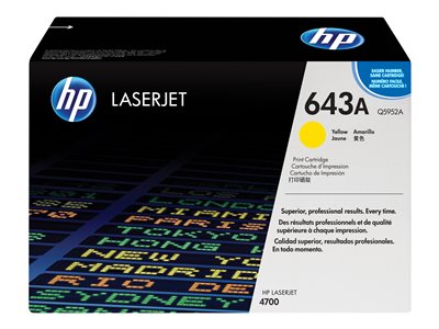 HP MV CARTOUCHE LASER JAUNE CLJ