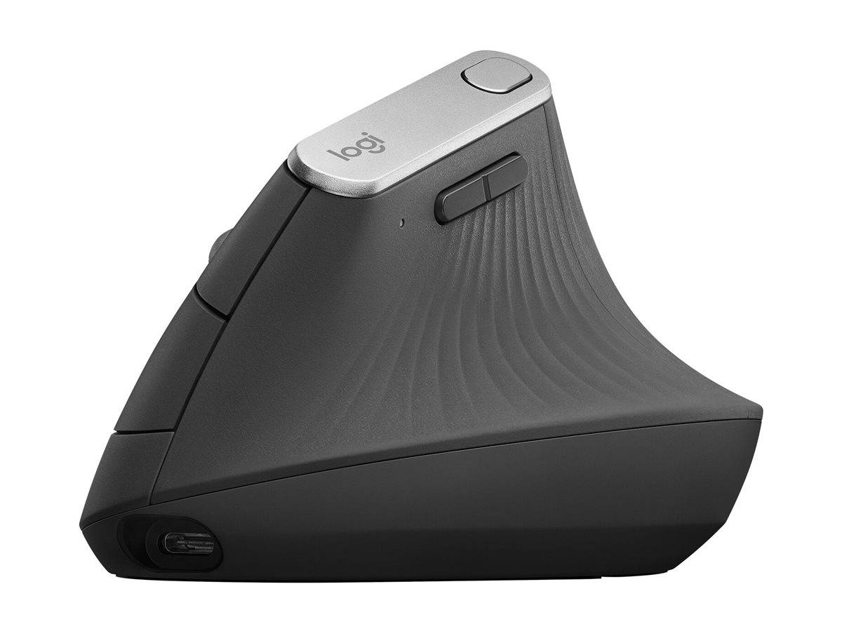 Logitech MX Vertical vertical mouse USB Bluetooth 2.4 GHz Product shot Top 79050