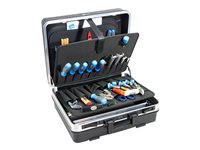 B&W tool.case flex Dokumentmappe Til værktøjer Sort Aluminium Groft slag ABS-plastik