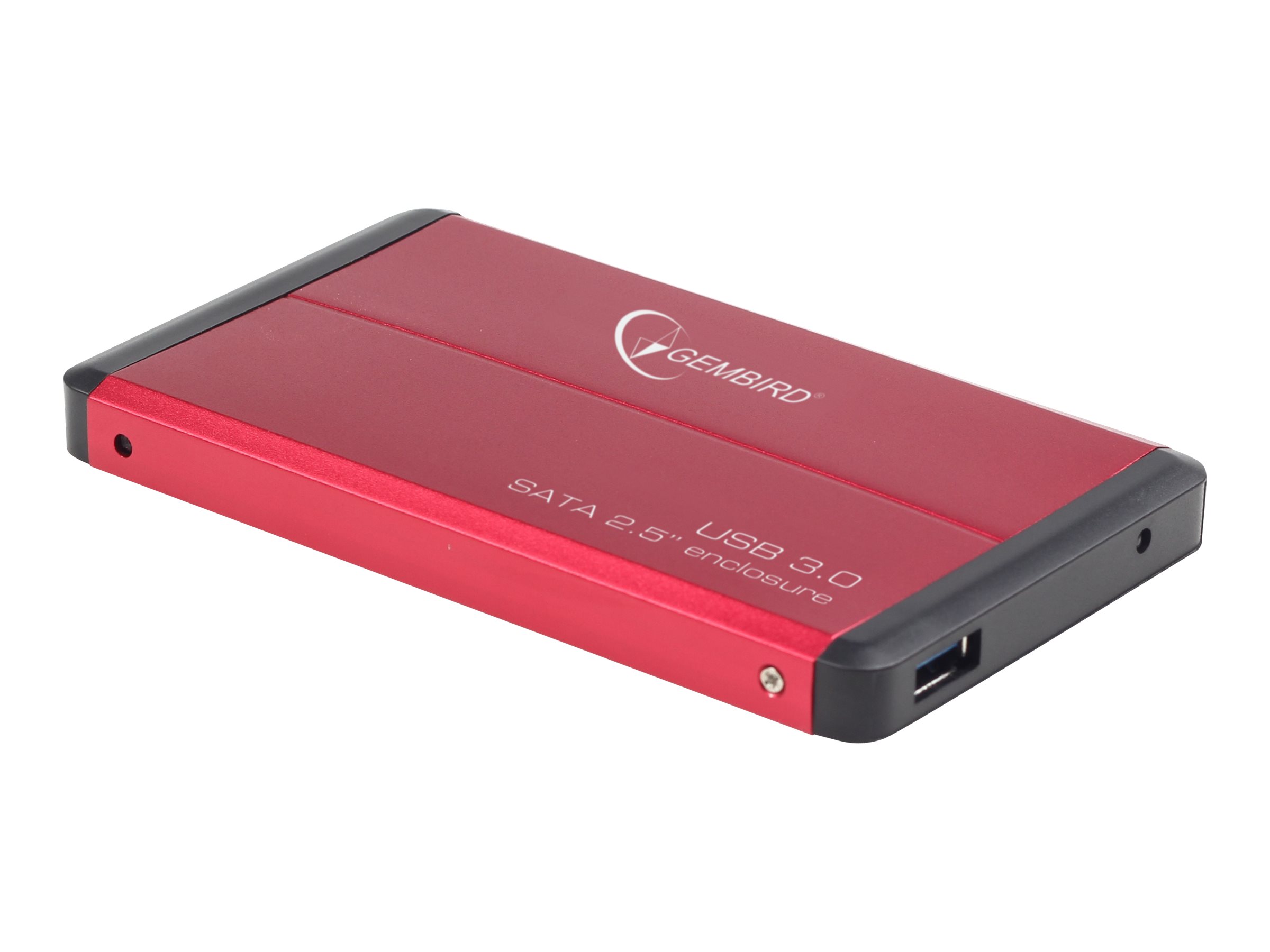 OBUDOWA HDD ZEWNĘTRZNA GEMBIRD SATA 2.5'' USB 3.0 CZERWONA