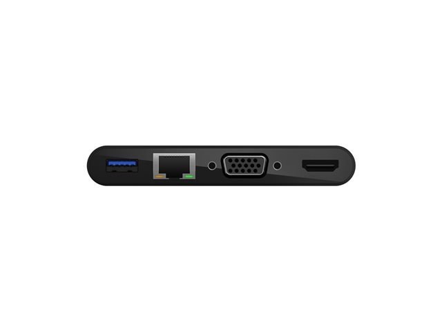 Belkin CONNECT adaptateur multiport - USB-C - VGA, HDMI - 1GbE