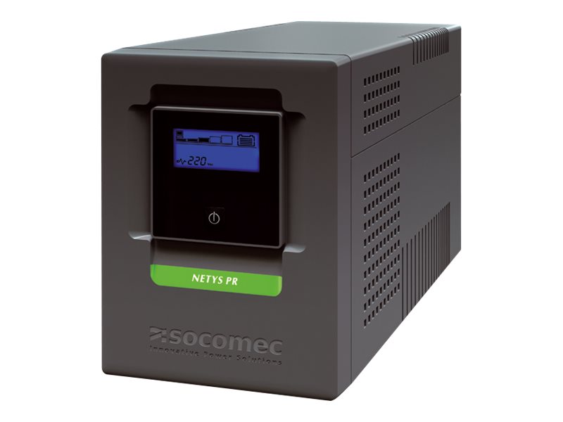 SOCOMEC NPR-1500-MT UPS Socomec NETYS PR MT 1500VA/1050W, AVR, LCD, MINI TOWER