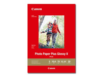 Canon Photo Paper Plus Glossy II PP-301 High-glossy 270 micron Super B (13 in x 19 in) 