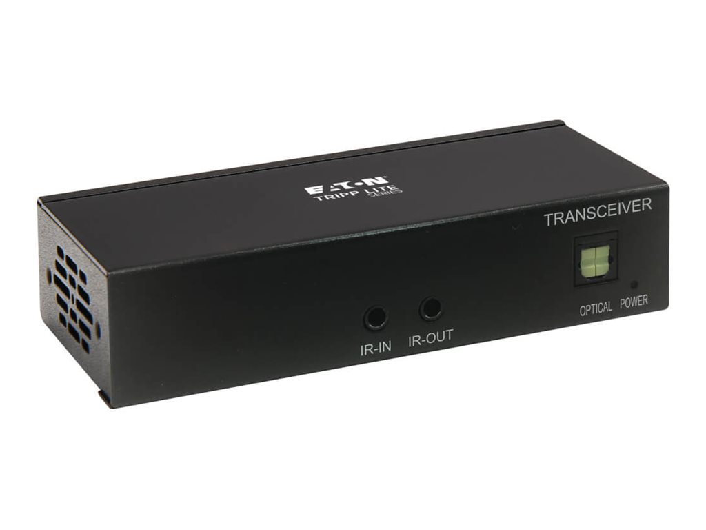 Eaton Tripp Lite Series HDMI over Cat6 Receiver with Repeater, 4K 60Hz, HDR, 4:4:4, IR Transceiver, PoC, HDCP 2.2, 230 ft., TAA