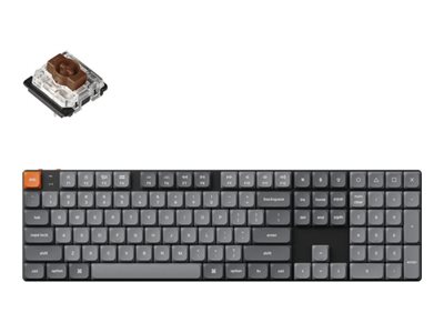 Keychron K5 MAX keyboard QMK/VIA custom mechanical 100% Input Product shot Front 79200