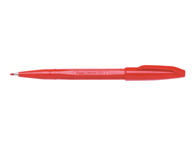 Pentel Sign Pen Fibre Tip Pen Red