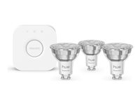 Philips Hue White and Color Ambiance Essential Starter Kit Lyspære 4.7W 2200-6500K 16 millioner farver