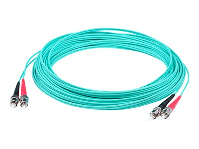 AddOn 1m ST OM4 Aqua Patch Cable