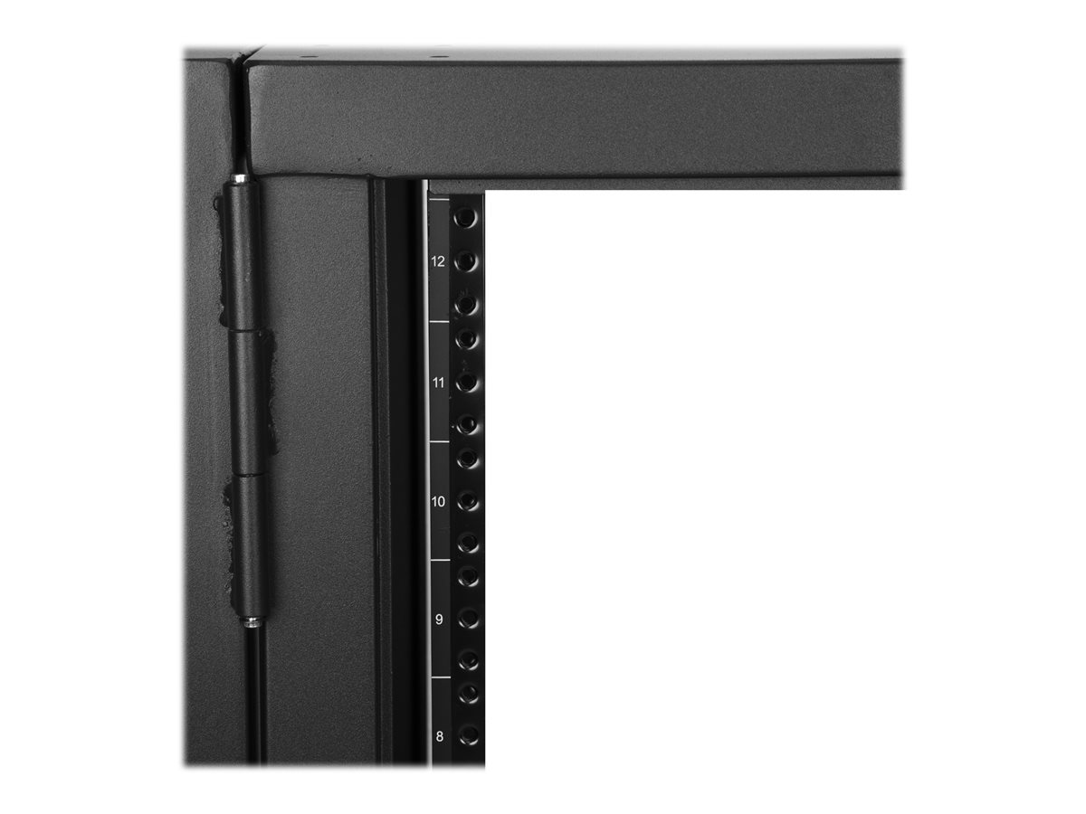 StarTech.com 12U 19" Wall Mount Network Cabinet, 20" Deep 4 Post Hinged Locking IT Computer Equipment Enclosure with Shelf, Flexible Vented Switch Depth Data Rack Cisco 3850, 2960 Series - 12U Vented Cabinet (RK1224WALHM) - rozvaděčová skříň - 12U – foto 7