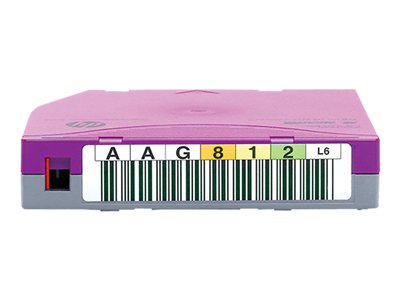 HPE Ultrium WORM Custom Labeled Data Cartridge - LTO Ultrium WORM 6 x 20 - 2.5 TB - storage media