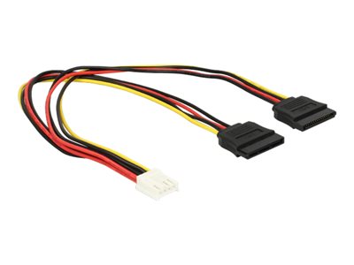 DELOCK Kabel Power Floppy 4 Pin Buchse