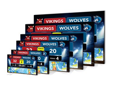 Planar SBI-16x9 - Scoreboard Complete Series LED video wall