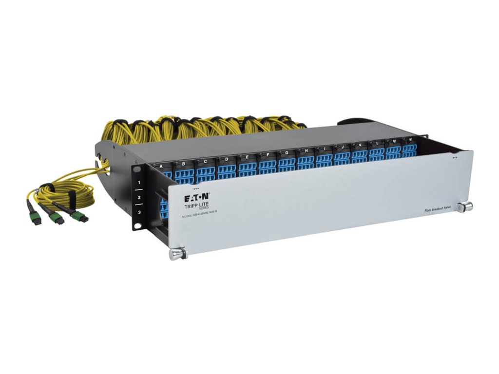 Tripp Lite 9/125 OM4 Pre-assembled 40GB-10GB Patch Panel 42MTP QSFP-168LC