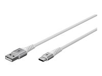 goobay USB 2.0 USB Type-C kabel 2m Hvid