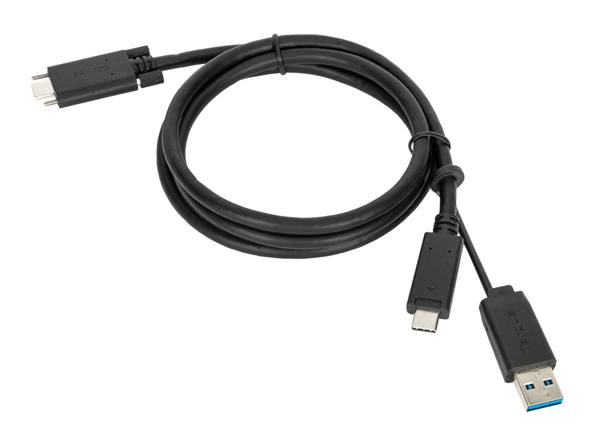 Targus Universal DV4K docking station USB-C 3.2 Gen 2 / Thunderbolt 3 2 x HDMI 2 x DP Component Right-angle 71811