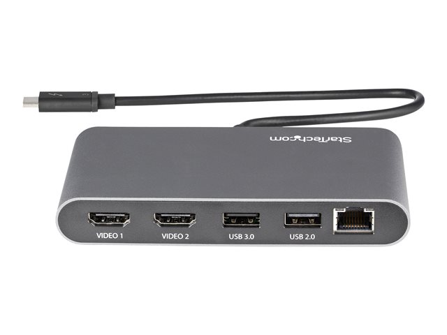 StarTech.com Thunderbolt 3 to Dual HDMI 2.0 Adapter - 4K 60Hz TB3 to Dual  HDMI Monitor - PC and Mac - TB32HD24K60 - Monitor Cables & Adapters 