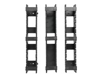 Eaton Tripp Lite Series Open Frame Rack 6ft Vertical Cable Manager 3in Wide - rack cable management duct with cover