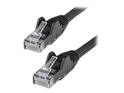 StarTech.com 6ft (1.8m) LSZH CAT6 Ethernet Cable, 10 Gigabit Snagless RJ45 100W PoE Patch Cord, CAT 6 10GbE UTP Network Cable w/Strain Relief, Black/Fluke Tested/ETL/Low Smoke Zero Halogen