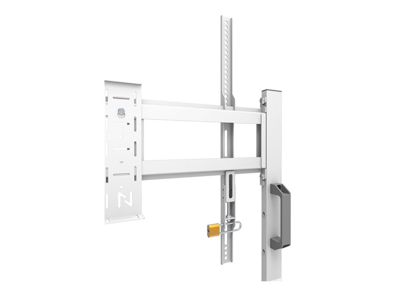 Neomounts FL50-525WH1 Support au sol mobile pour cran 55-86" - tagre multimdia incluse - installation rapide - TV