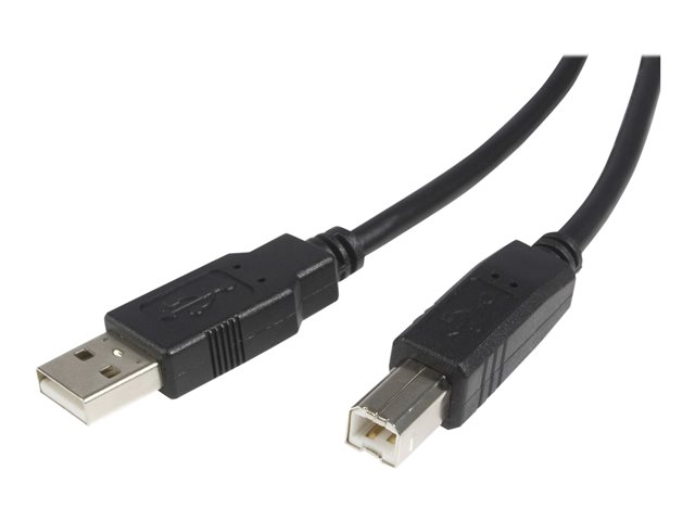 StarTech.com 6 ft. (1.8 m) USB Printer Cable - USB 2.0 A to B - Printer Cable - Black - USB A to B (USB2HAB6)