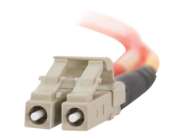 C2G LC-LC 50/125 OM2 Duplex Multimode PVC Fiber Optic Cable (LSZH) - síťový kabel - 20 m - 20 m - oranžová – foto 4